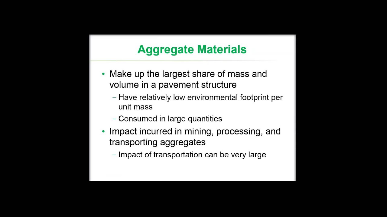 Sustainable Pavements Webinar #2 Part 1
