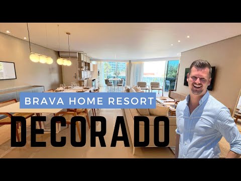 Apartamento Brava Home Resort Praia Brava Decorado - vídeo