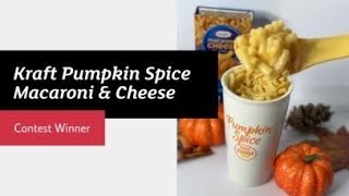 Pumpkin 🎃 Spice Kraft Macaroni and Cheese
