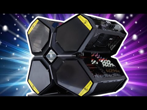 This $4000 Crazy all ROG Water Cooled PC is ROBOTIC!