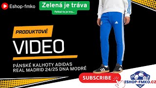 Pánské kalhoty Adidas Real Madrid 24/25 DNA modré