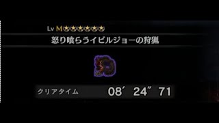 [MHWib]歴戦怒り喰らうイビルジョー 08:24:73 ライトボウガン ソロ猫あり