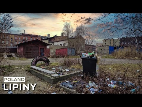 【4K】Walking in the Most Avoided District in Poland, Lipiny