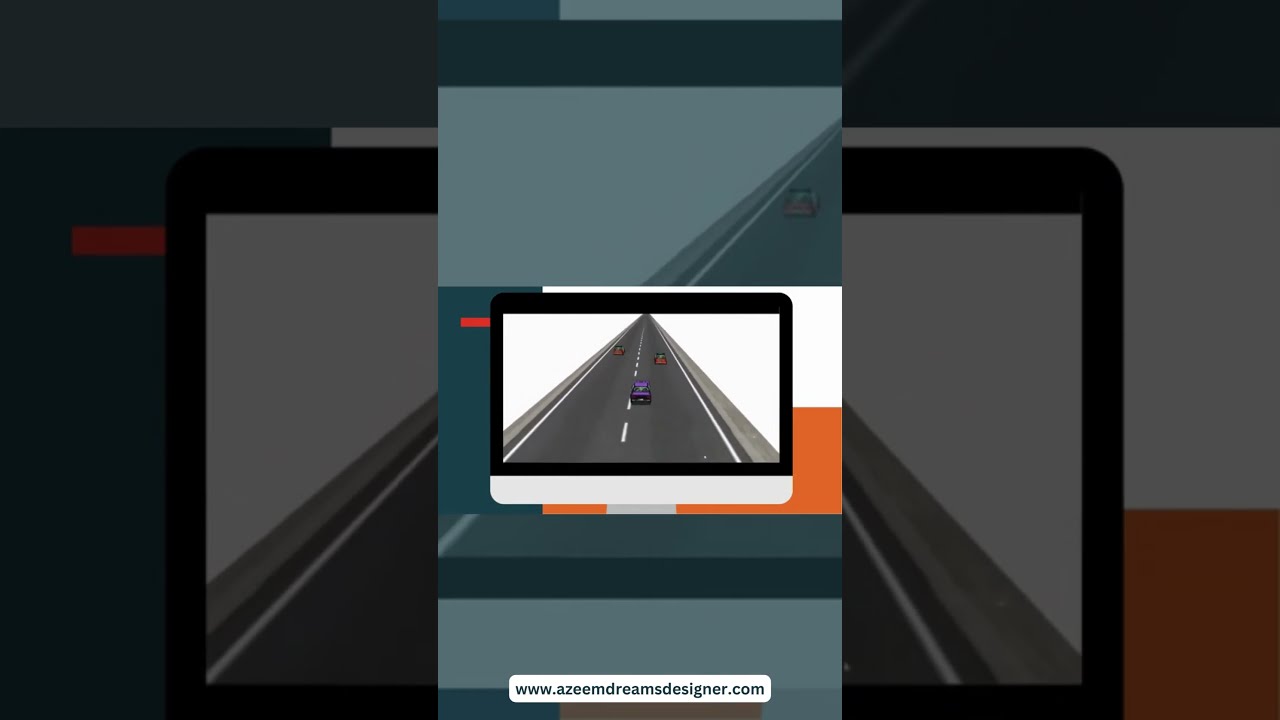 Low Poly 3 Cars Game Development on  construct 3 #lowpoly #games