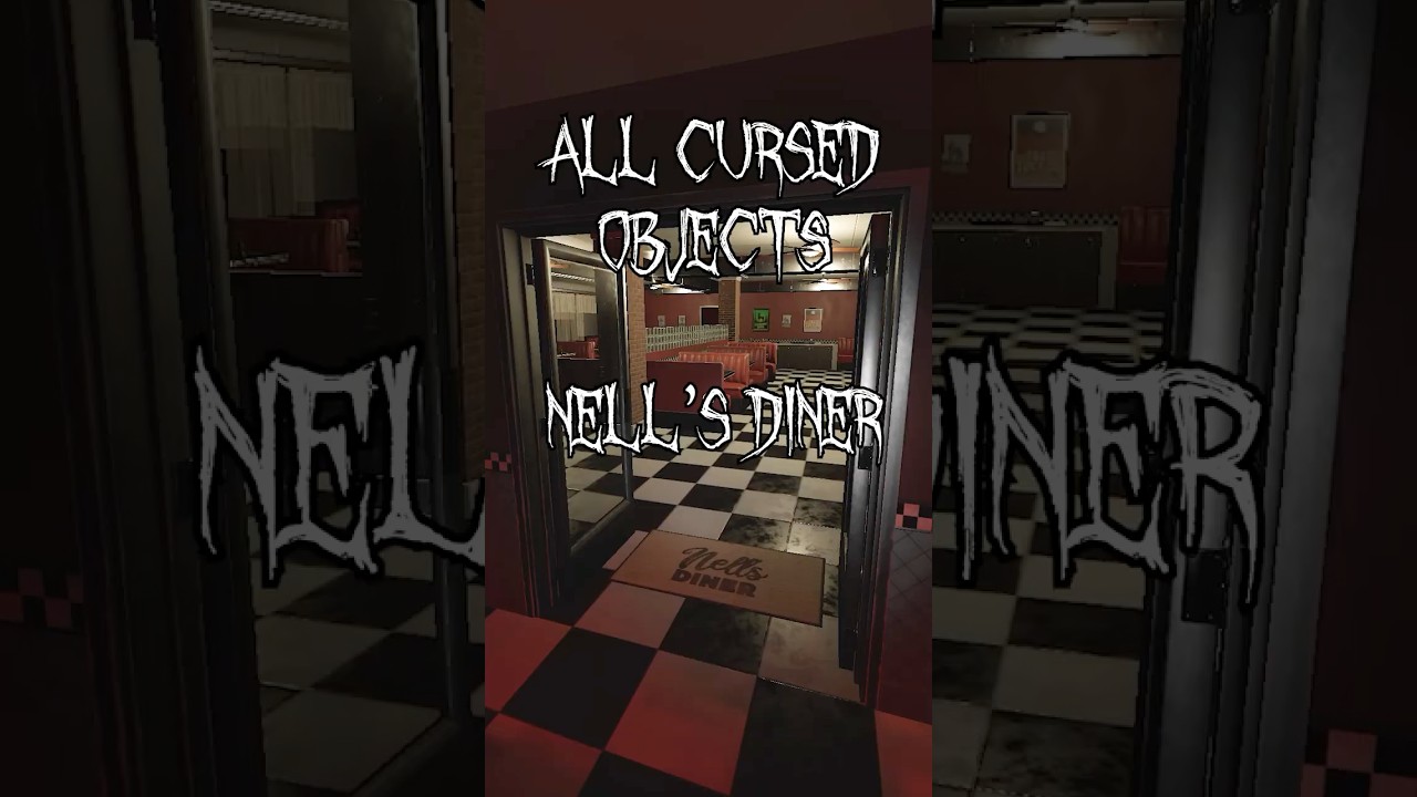 All Cursed Object Locations on Nell's Diner  #phasmophobia