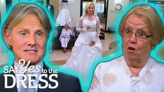 Bossy Elders Push Young Bride To Try On “Prehistoric” Dress | Say Yes To The Dress: Atlanta