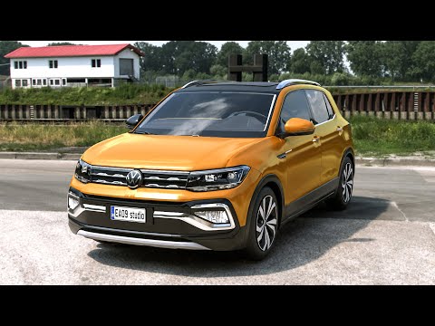 3D  Volkswagen T Cross 2021 (360)🚗