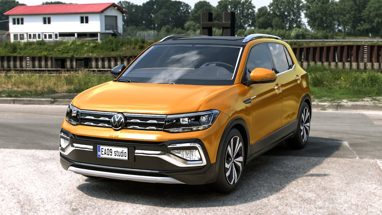 2022 Volkswagen T-Cross 3D Model