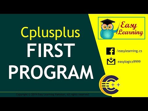 Lecture 5 - Basic Structure of C++ Program (HINDI/URDU) Part 2 | Easy Learning Classroom Video