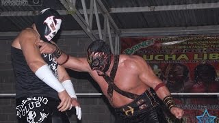 Hechicero y Blue Panther Jr vs Misterioso y el Sagrado en Zakura