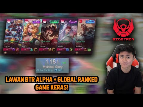 LANCELOT JEJE KETEMU BTR ALPHA + TOP GLOBAL RANKED GAME KERAS ! - Mobile Legends