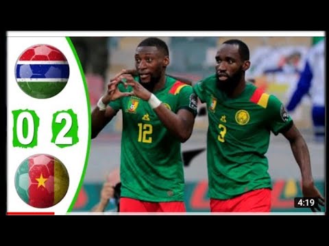 Gambia VS Cameroon Extended AFCON 2021/2022 Match Highlights