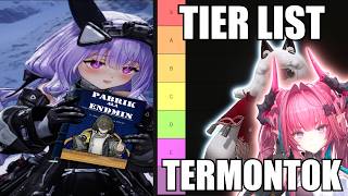 KECIL TAPI BESAR , TIER LIST KARAKTER MONTOK | ARKNIGHTS ENDFIELD