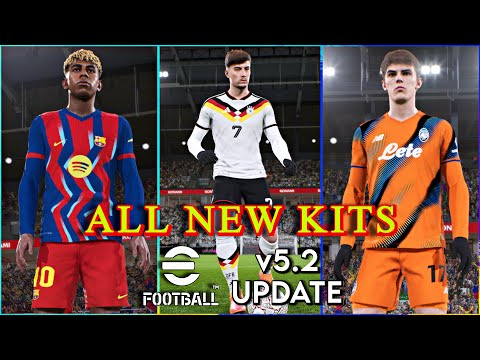 eFootball 2026 v5.2 ALL NEW KITS UPDATE 😍 | Best Jersey in eFootball 2026🔥Best KITS #efootball