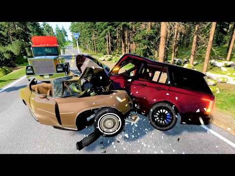 Dangerous Driving & Accidents #5 - BeamNG Drive