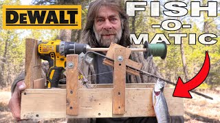 Download lagu Dewalt Drill Automatic Fish Catcher | Catch & Cook Ice Fishing mp3