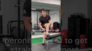 How to strengthen the ankles after a sprain - ankle dorsiflexors and everters