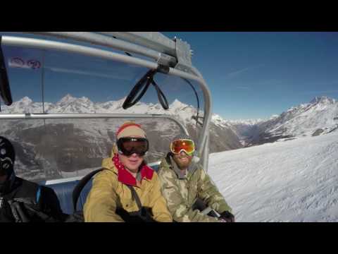 Zermatt Switzerland Same Day GoPro Edit 2017.02.25