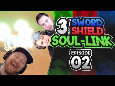 FAINTING ON PURPOSE?! | Pokemon Sword and Shield THREE PERSON THREE METHOD Soul Link Nuzlocke #2