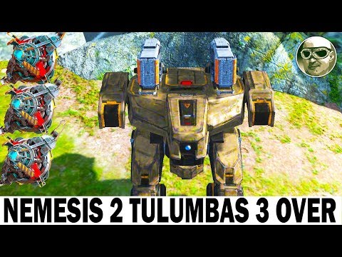 NEMESIS 2 TULUMBAS MK2 + 3 OVERDRIVE 6 LVL WAR ROBOTS MAX GAMEPLAY + 102% DAMAGE