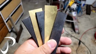 Forging Brass Damascus
