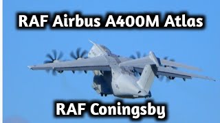 Experience the Thrill: RAF Airbus A400M Atlas Takes Off at RAF Coningsby