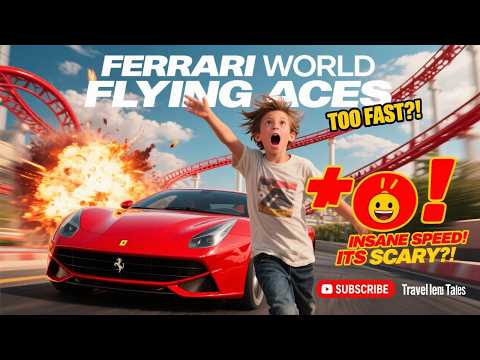 Flying Aces Roller Coaster – Ferrari World’s Insane Ride You Must Try in Abu Dhabi