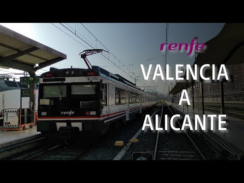 Renfe Media Distancia | Viaje entre Valencia y Alicante en 470 | 4K