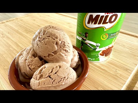 Milo Ice Cream Recipe | Only 3 Ingredients | No Ice Cream Maker Machine Needed