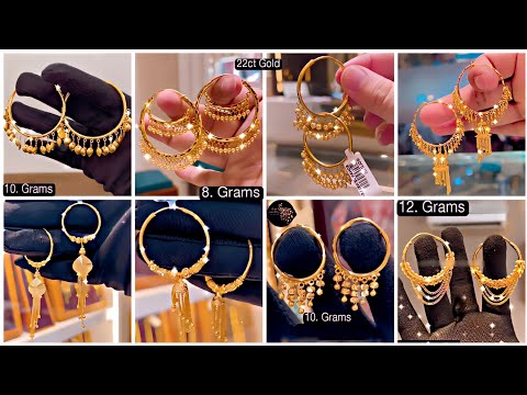 #2024 Gold Baliya New Design| Gold Bali Designs With Price/2024| Gold Baliya #goldearrings #vlog #66