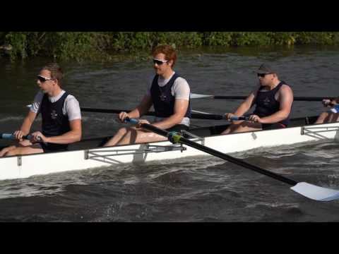 Hughes Hall M1, May Bumps 2017 slow motion [oarstack]