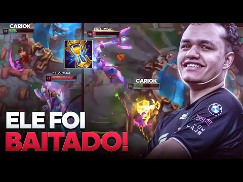 CARIOK ENSINOU COMO BAITAR UM HECARIM!