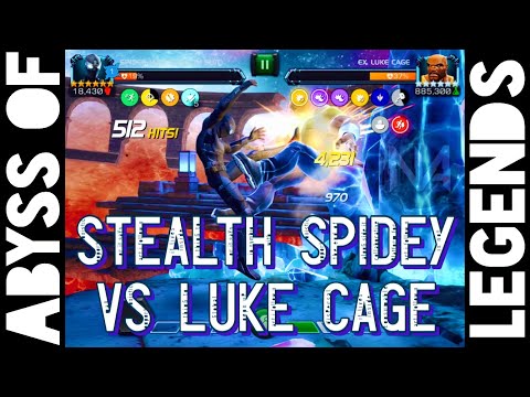 Abyss of Legends - Spider-Man Stealth Suit vs Luke Cage - Long Fight - Path 2