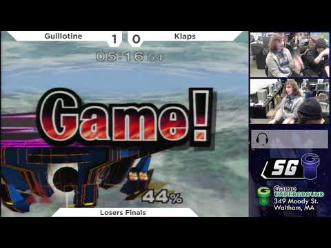 SG 23.5 SSBM - Guillotine (Sheik) vs. Klaps (Falcon, Fox) - Melee LF
