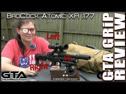 BroCock Atomic XR .177 - Right and Left-handed? - Gateway to Airguns GTA Range Time