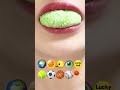 Asmr EMOJI FOOD JELLY Eating Sounds Sped Up