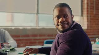  People surprised to see a man stumble