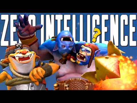 The Universal Techies V The Zero Intelligence Ogre - DotA 2 Funny Moments