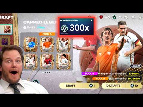 Capped Legends Drafts Gave Me 117 Cruyff, KDB, Lahm 🔥 Luckiest Pack Opening Ever #fcmobile 