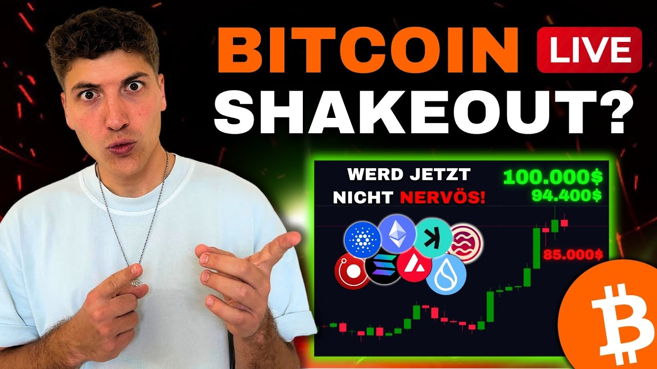 🔴 BITCOIN LIVE: SHAKEOUT? WAS PASSIERT JETZT?! 📈📉