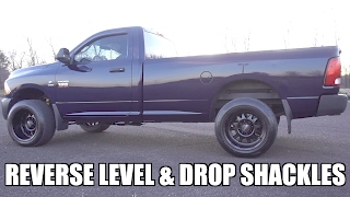 HOW TO LOWER YOUR CUMMINS!! - DROP SHACKLES & BURNOUTS!!!