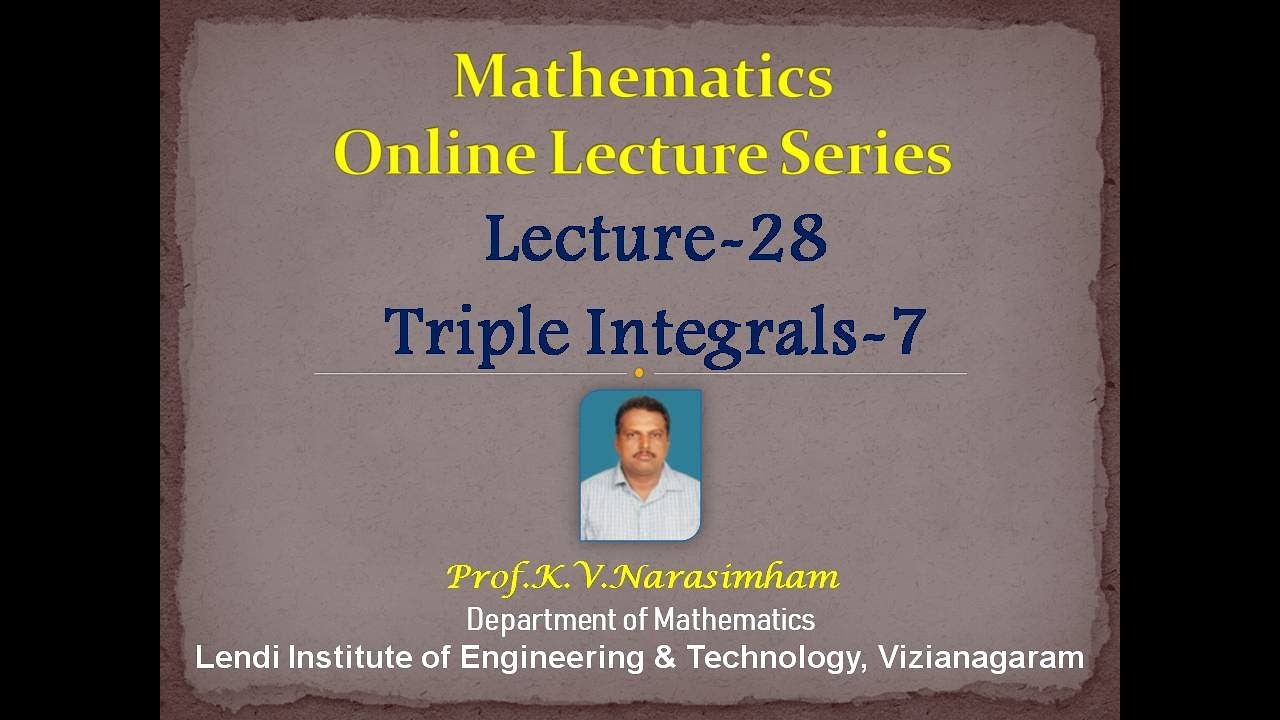 Multiple Integral-28