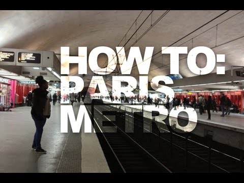 How to use the Metro in Paris - French Familiarization - VEDA 4 Video