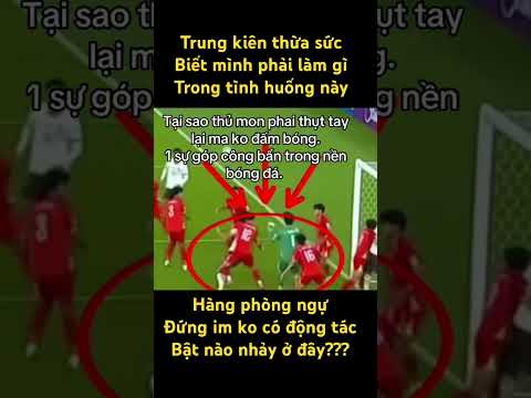 Tình huống gây tranh cãi nhất cđm hôm nay trận đấu u23 Việt Nam! U23 trung quốc