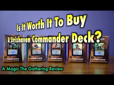 Is It Worth It To Buy A Strixhaven Commander 2021 Deck? A Magic: The Gathering Product Review