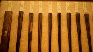 箸の作り方　江戸木箸さんの工程　DIY
