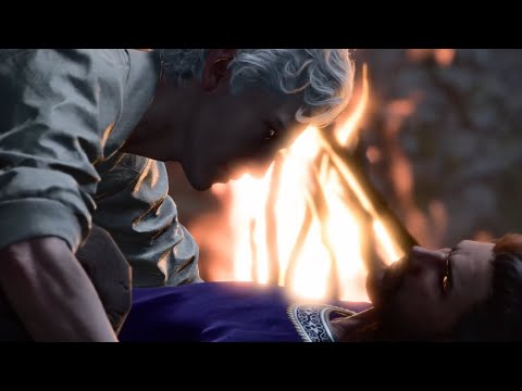 Astarion bites Gale (Astarion Origin Route)