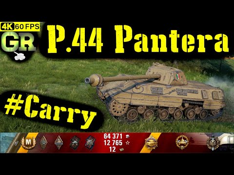 World of Tanks P.44 Pantera Replay - 12 Kills 5.4K DMG(Patch 1.4.1)