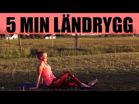 5 MINUTER LÄNDRYGG - träna upp din rygg och förebygg skador