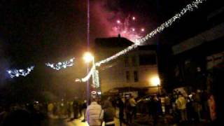 Fireworks on new years day 2010